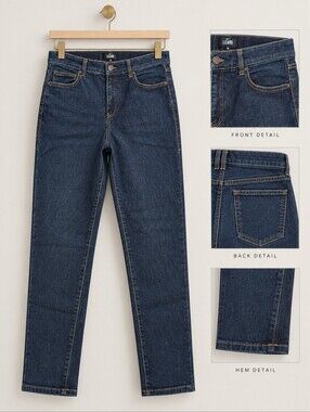 LuLaRoe Women's Plus Size 34: Dark Blue Skinny Leg Jeans